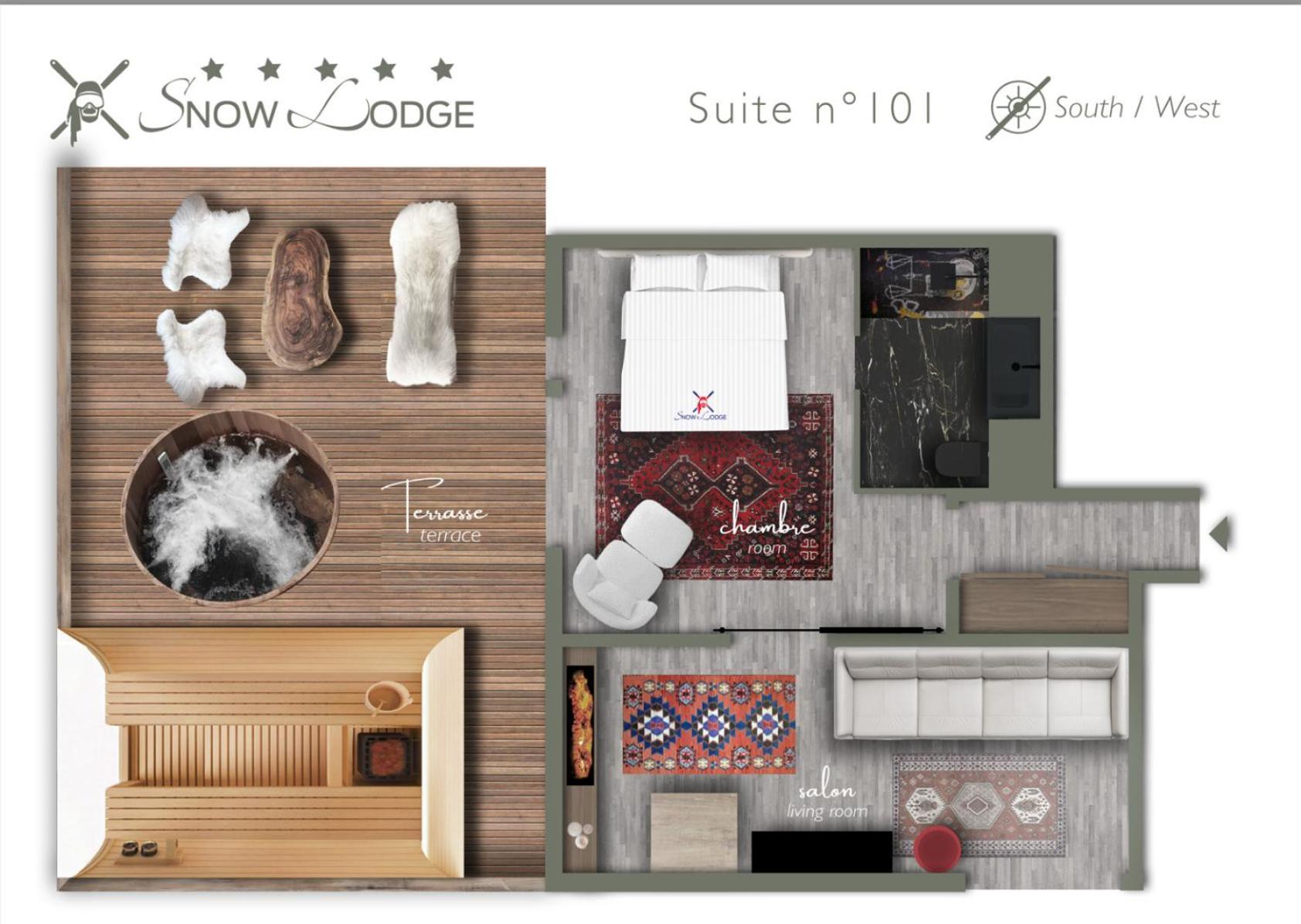 Snow Lodge Hotel Courchevel 1850 Экстерьер фото