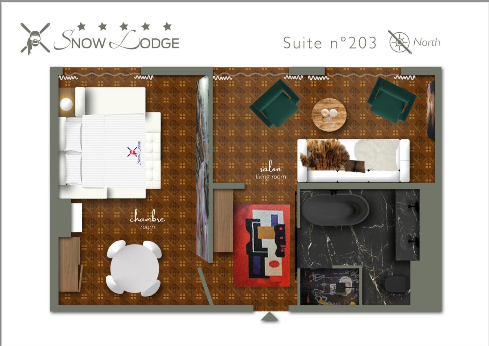 Snow Lodge Hotel Courchevel 1850 Экстерьер фото
